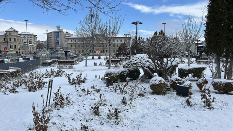 Sivas'ta kar yağışı