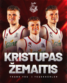 Manisa Basket'te Zemaitis gitti