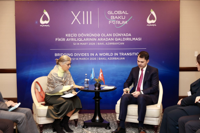 Bakan Kurum, BM Habitat İcra Direktörü Rossbach ile görüştü / Ek bilgi ve fotoğrafla