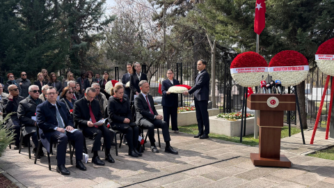 Şehit diplomatlar için anma töreni