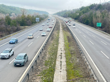 Bayram tatili dönüşünde Bolu'da trafikte hafif yoğunluk (2)