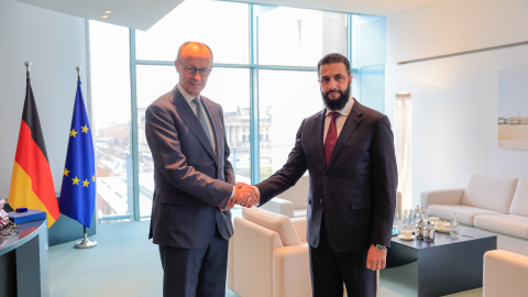 Suriye Cumhurbaşkanı Şara, Almanya Başbakanı Merz ile görüştü