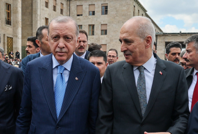 Cumhurbaşkanı Erdoğan, TBMM Başkanı Kurtulmuş'u ziyaret etti / Fotoğraflar