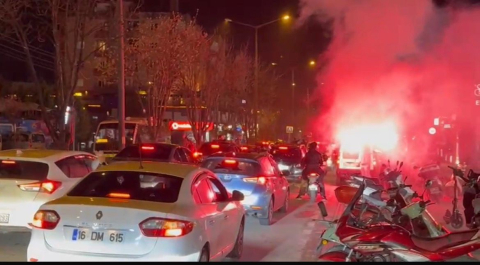 A Milli Takım'ın Dünya Kupası’na katılması Bursa'da kutlandı