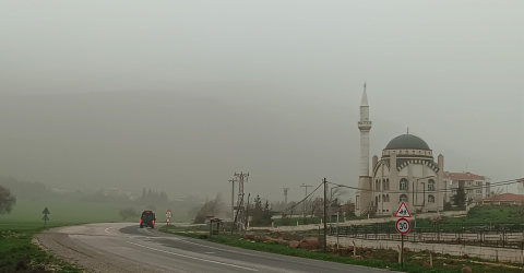 Gaziantep'te toz taşınımı etkili oldu