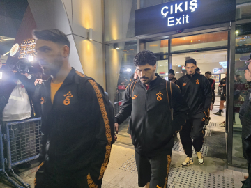 Galatasaray kafilesi Trabzon’da