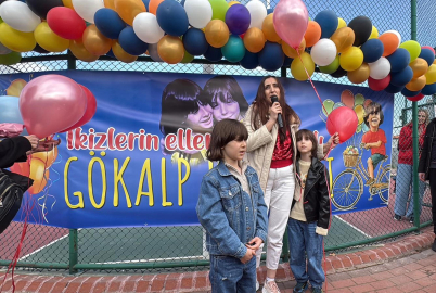 Kampanyası tamamlanan DMD'li Gökalp için bir araya gelip, gökyüzüne balon bıraktılar