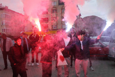 Erzurum'da Süper Lig coşkusu ilçelerde de sürüyor