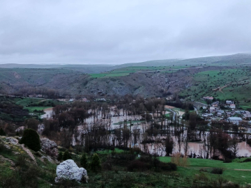 Kızılırmak taştı, köyde ev ve ahırları su bastı