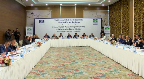 Türk Dünyası Belediyeler Birliği Yönetim Kurulu toplantısı Bahçelievler’de yapıldı