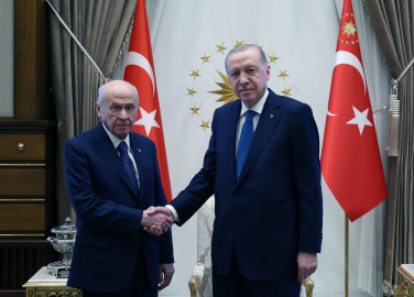 Cumhurbaşkanı Erdoğan, Bahçeli'yi kabul etti /Ek Fotoğraf
