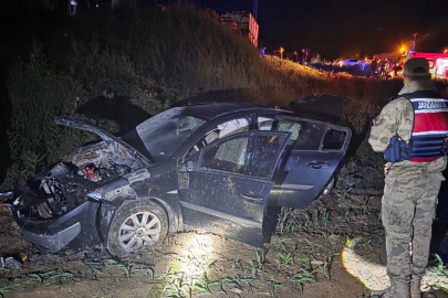 Batman’da otomobil şarampole devrildi: 4 yaralı