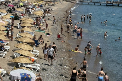 Bodrum’da Kurban Bayramı'nın ilk gününde sahillerde yoğunluk