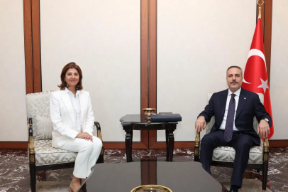 Bakan Fidan, BM Genel Sekreterinin Kıbrıs konusundaki şahsi temsilcisi Holguin'i kabul etti